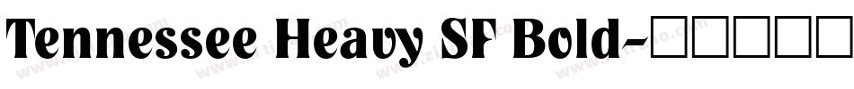 Tennessee Heavy SF Bold字体转换